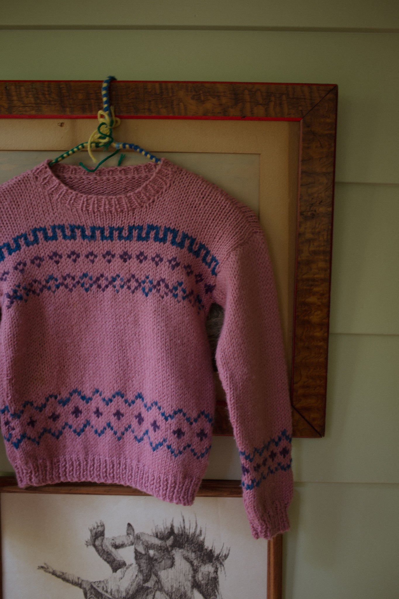 1970's Girls 6/7 Wool Sweater