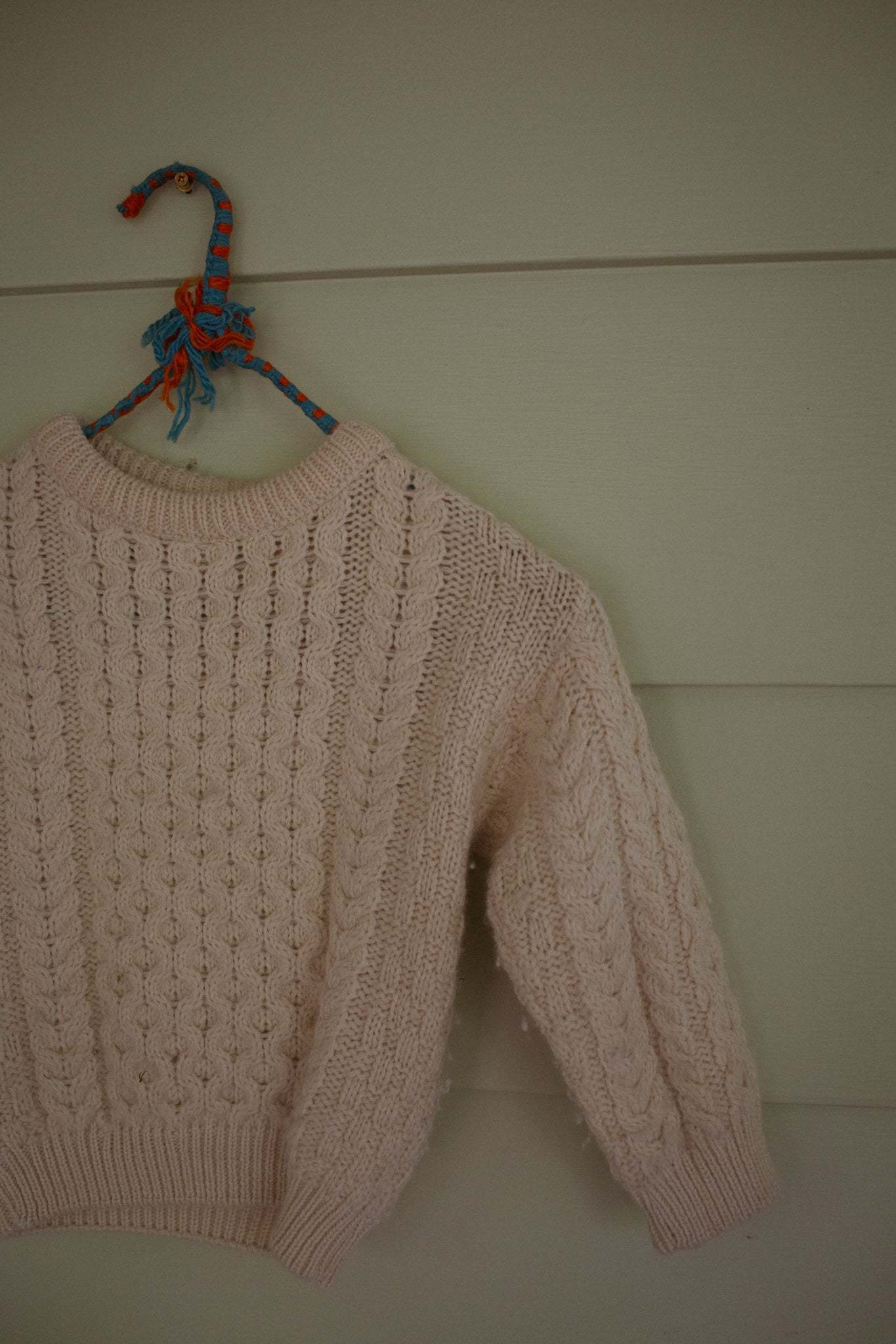 Kids Ivory Wool Sweater