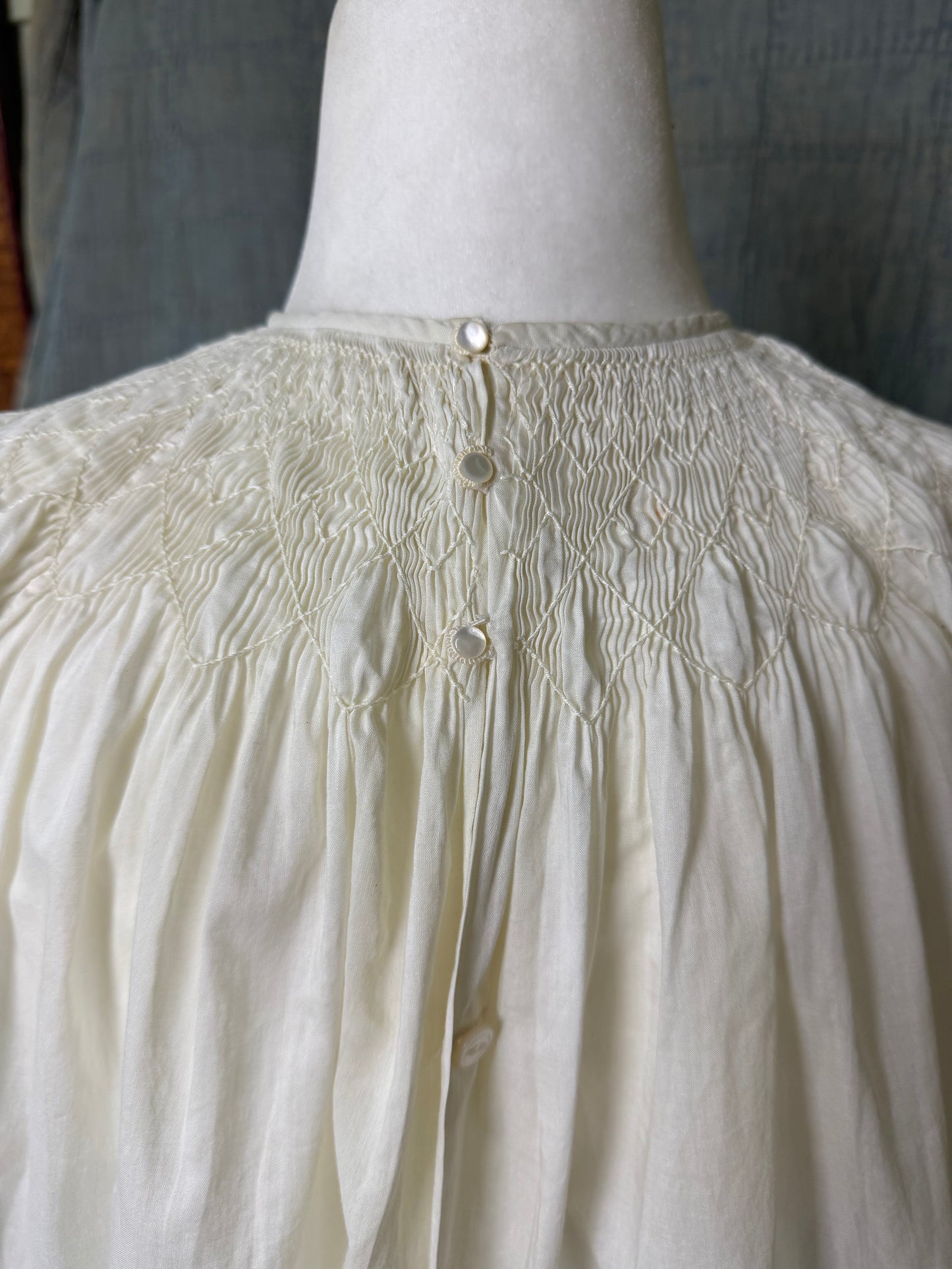 1940's Smocked Blouse