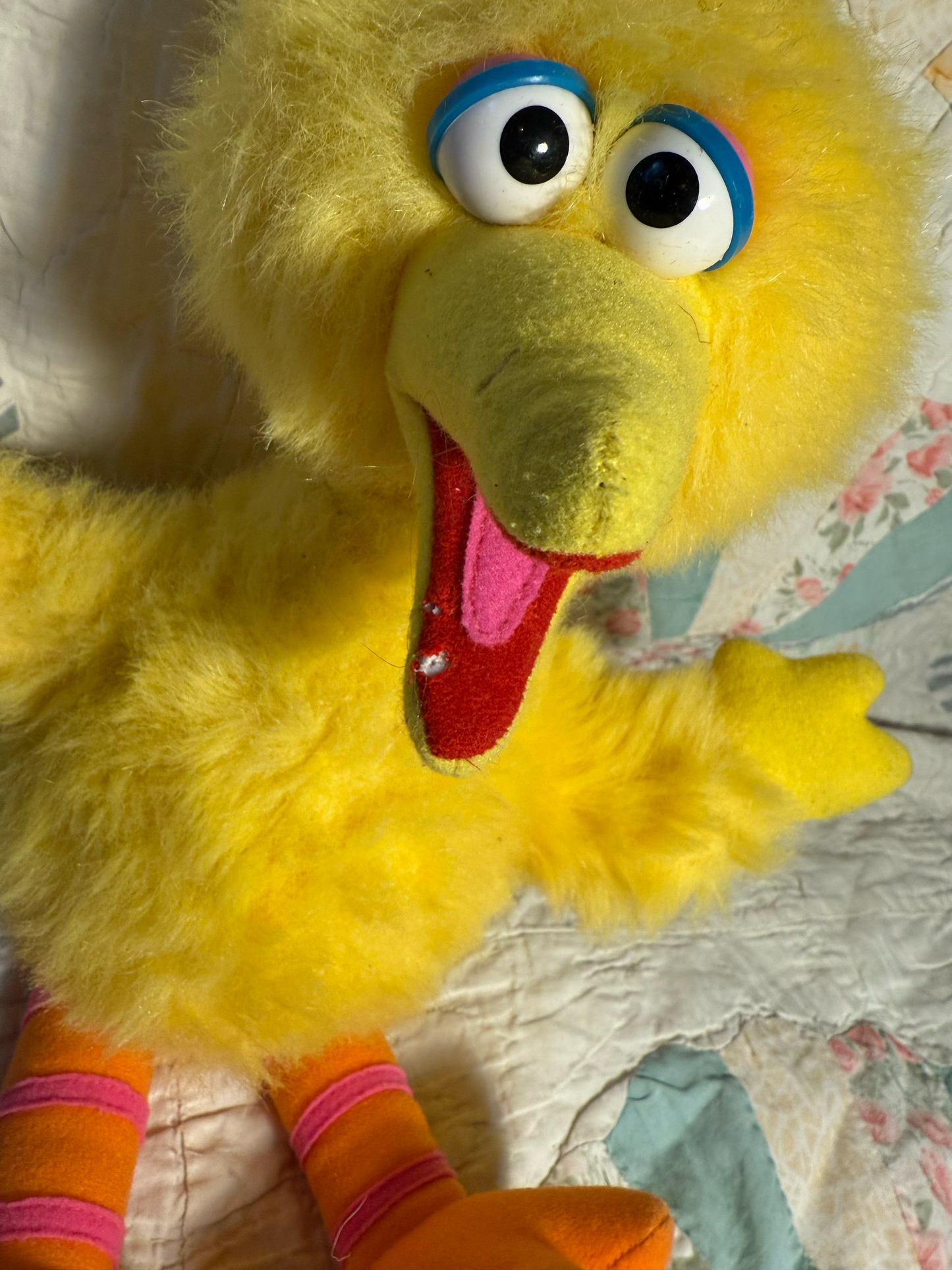 Vintage Sesame Street Big Bird Stuffed Toy