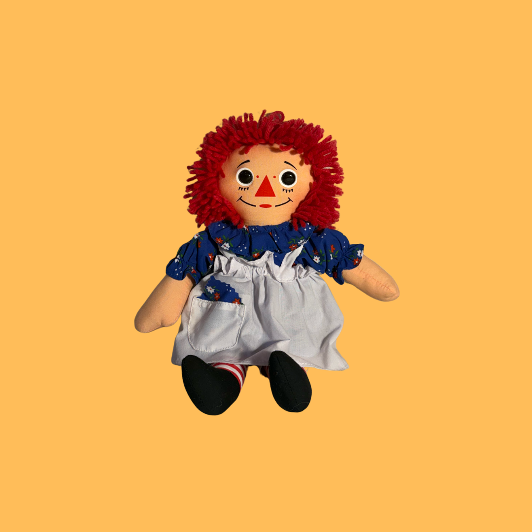 Vintage Raggedy Ann Plush Rag Doll