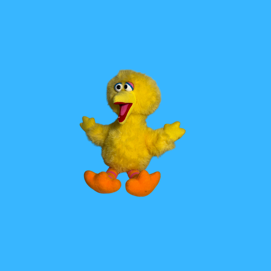 Vintage Sesame Street Big Bird Stuffed Toy