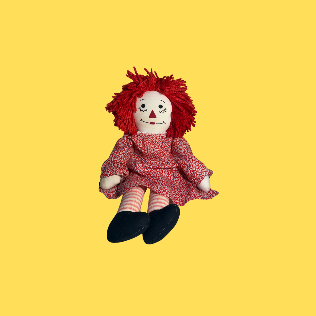 Vintage Raggedy Ann Cloth Doll