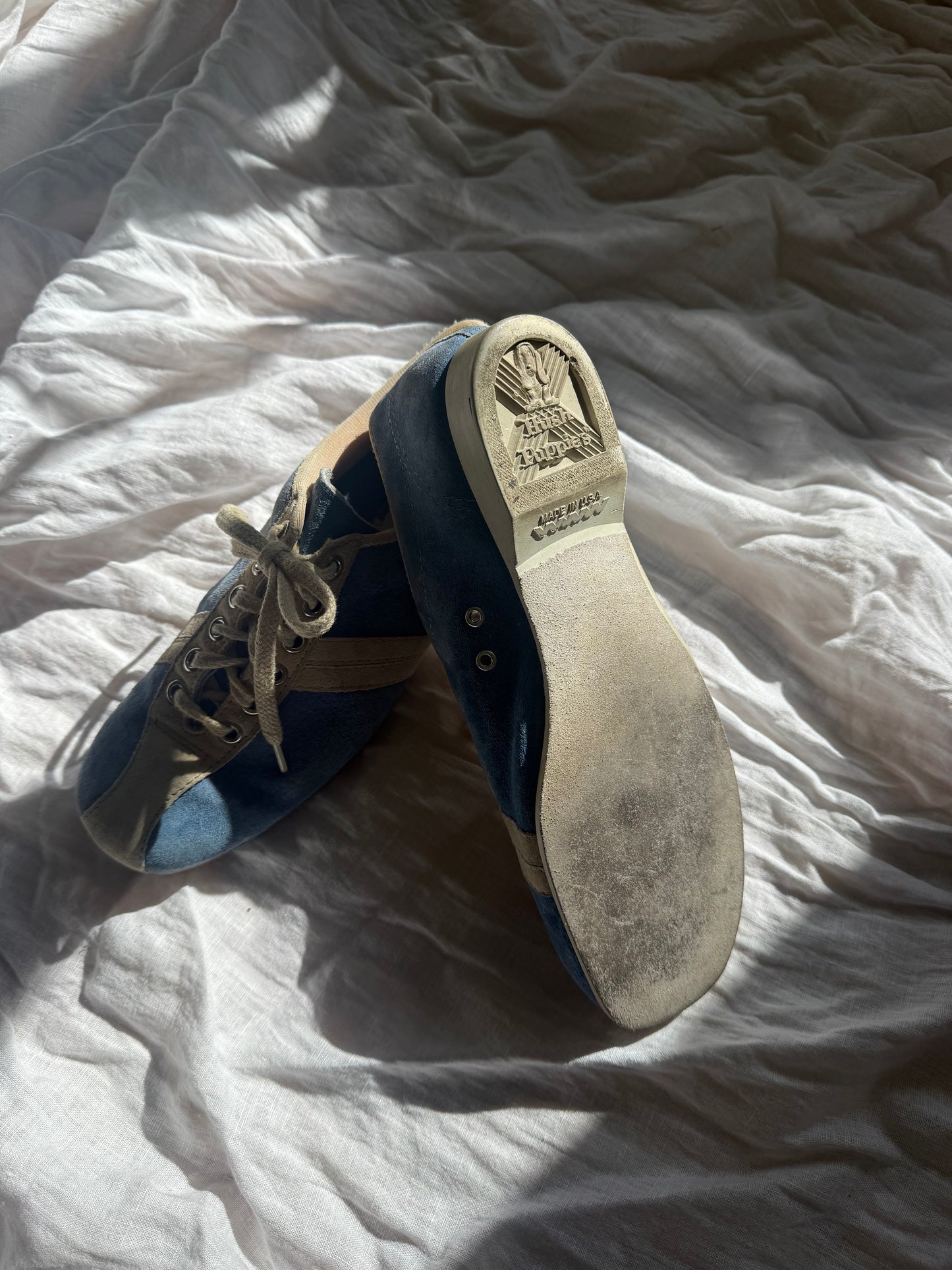 1970’s Blue Suede Women’s Hushpuppies Sneakers