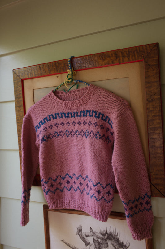 1970's Girls 6/7 Wool Sweater