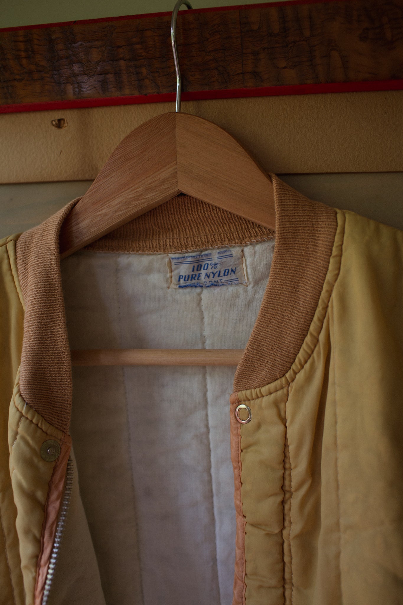 1950's Quilted Nylon Liner Jacket