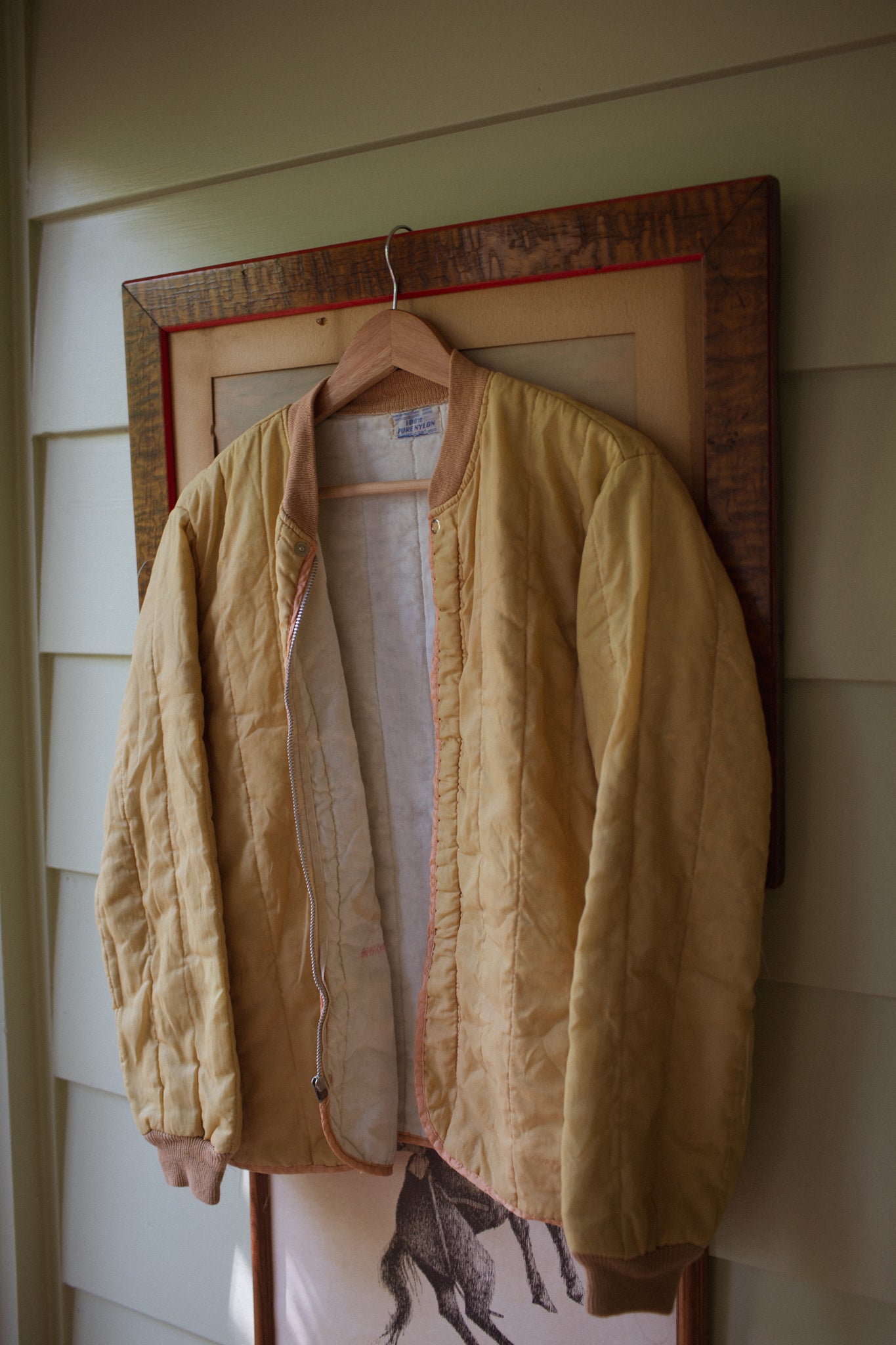1950's Quilted Nylon Liner Jacket