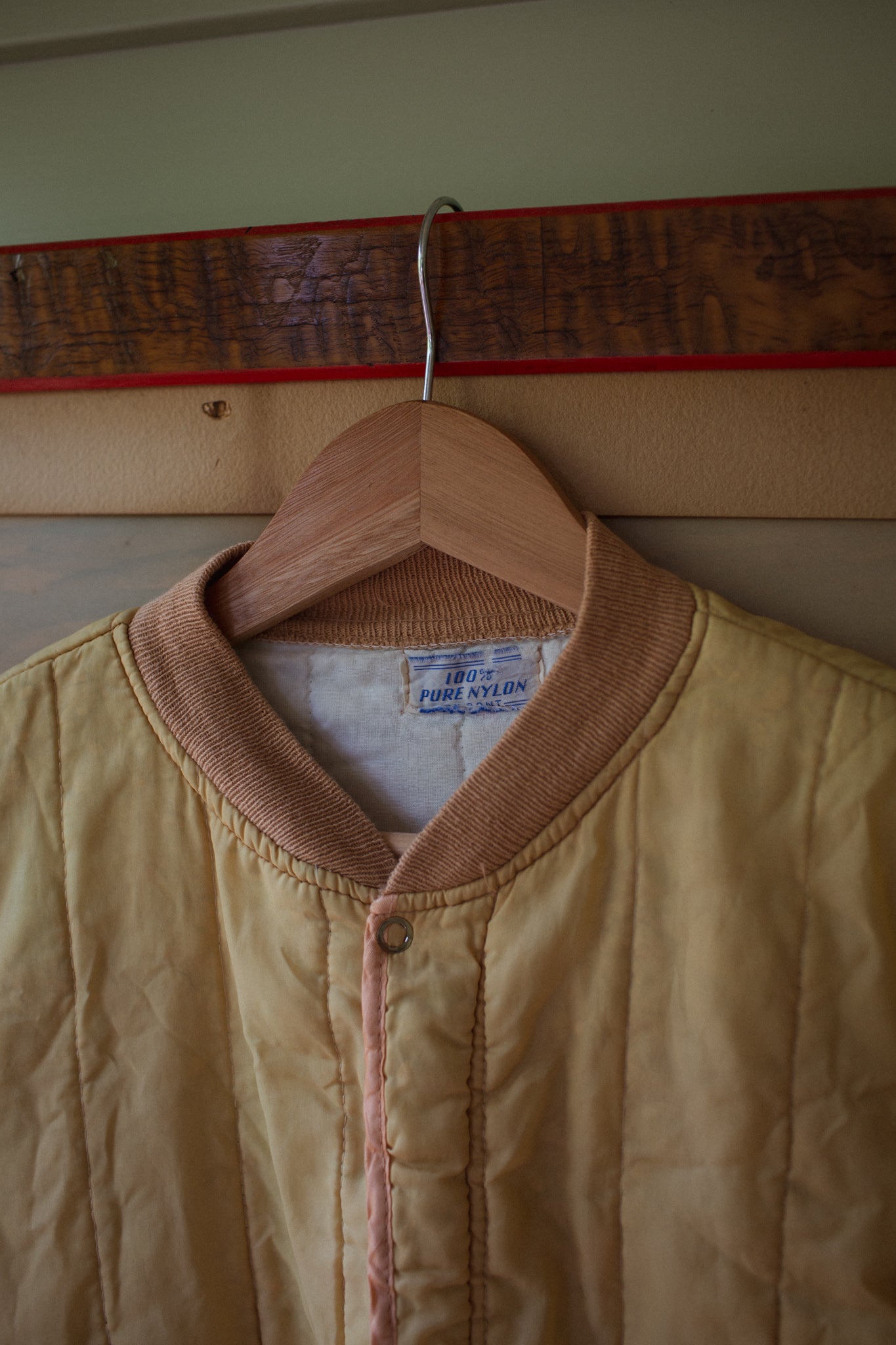 1950's Quilted Nylon Liner Jacket