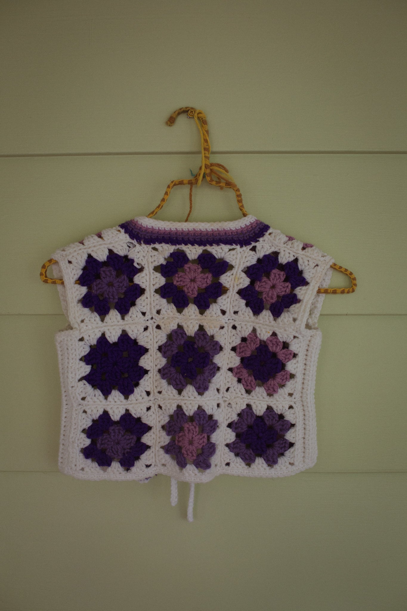 70's Girls Crocheted Vest