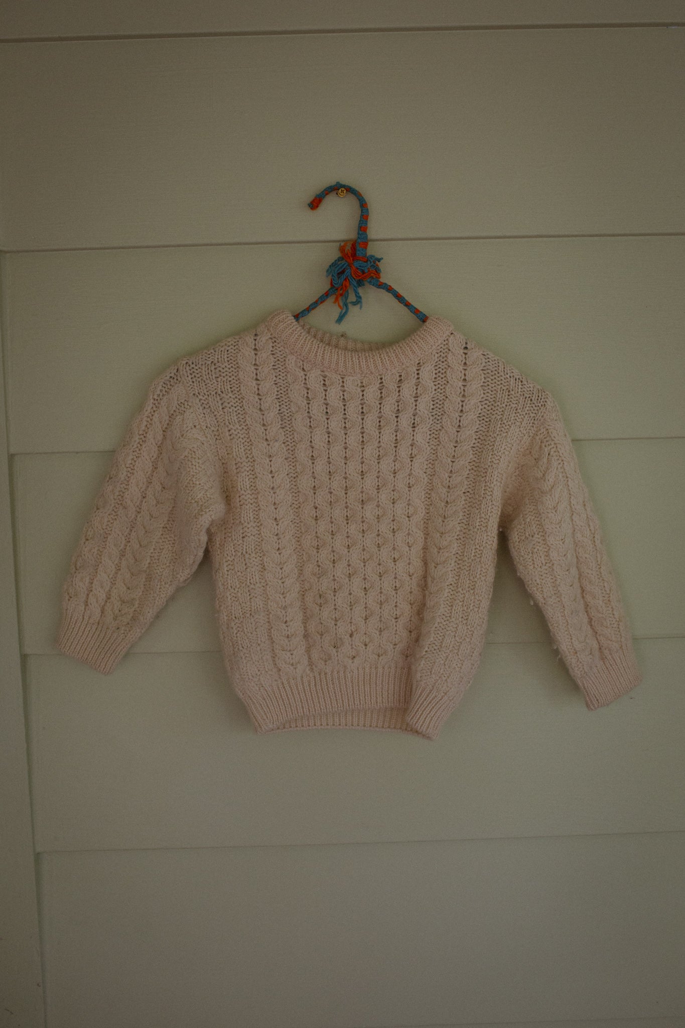 Kids Ivory Wool Sweater