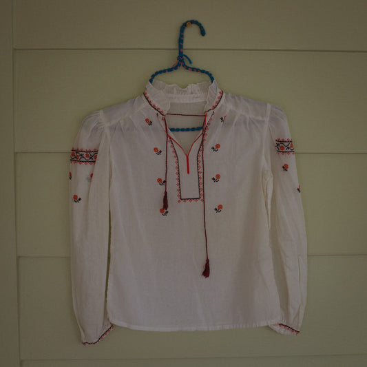 1970's Kids Peasant Blouse