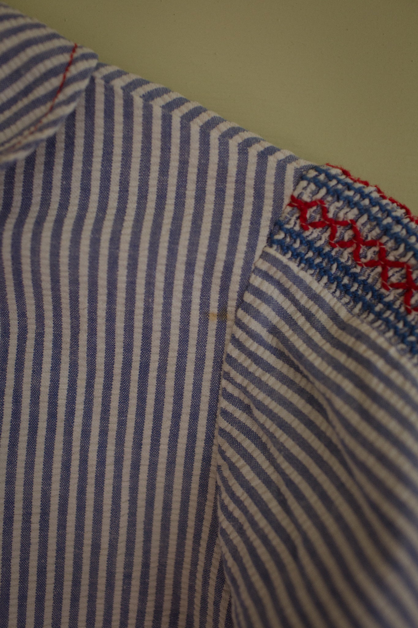 1970's Seersucker Girls Dress