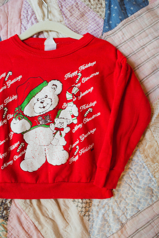 1980's Toddler Holiday Sweatshirt