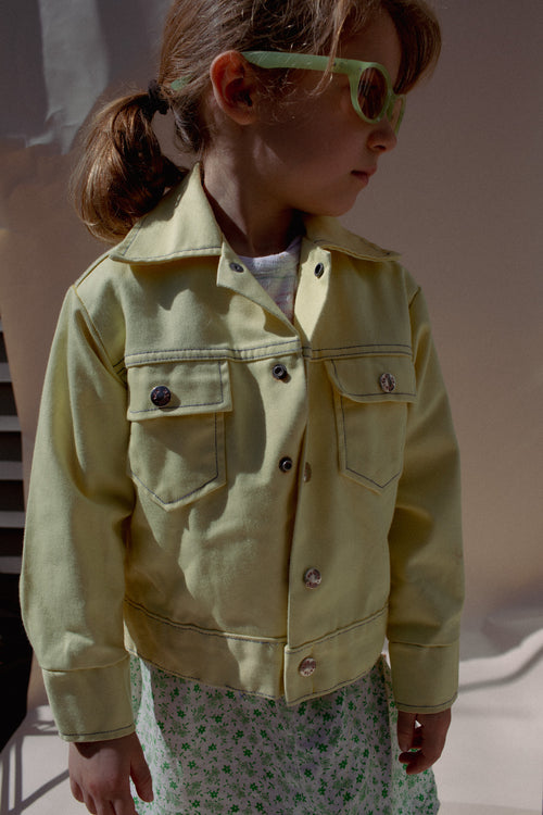 1970's Yellow Denim Jacket