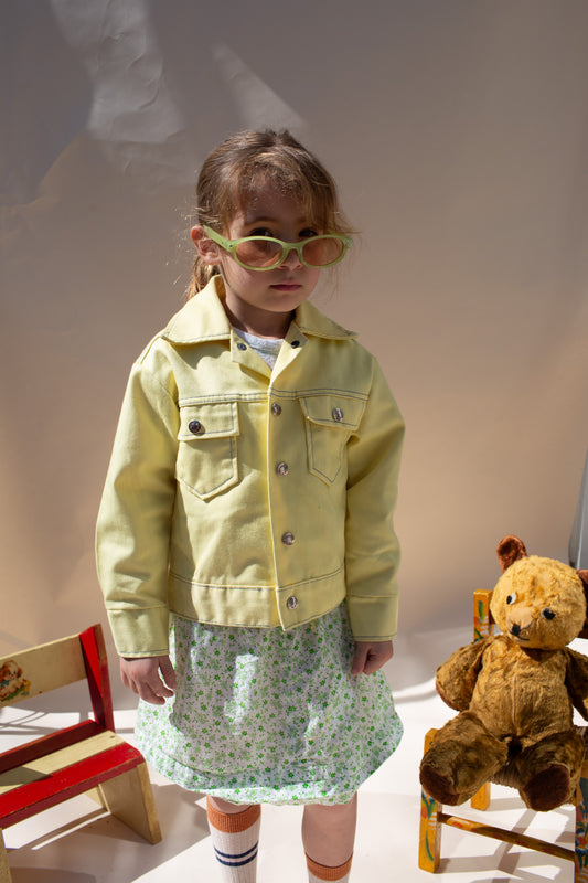 1970's Yellow Denim Jacket