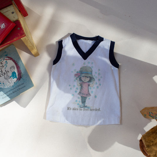 1970s's Toddler Graphic Tank