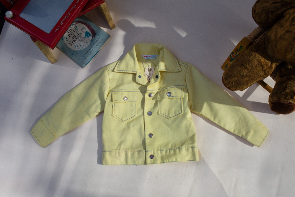 1970's Yellow Denim Jacket