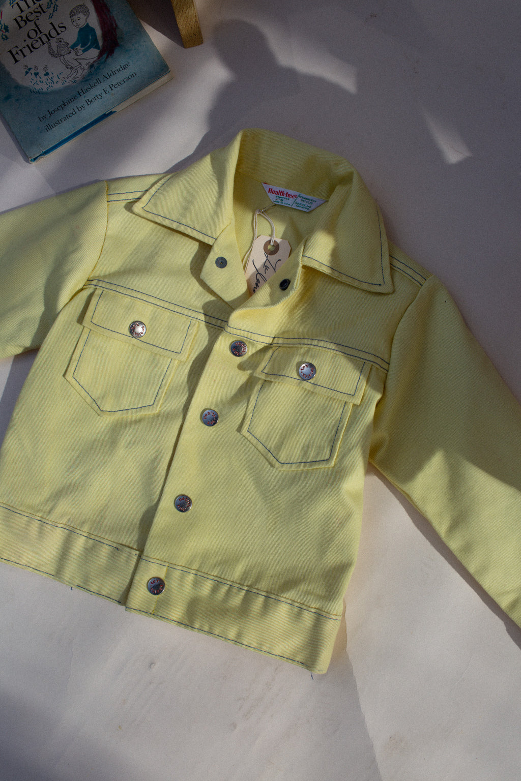 1970's Yellow Denim Jacket