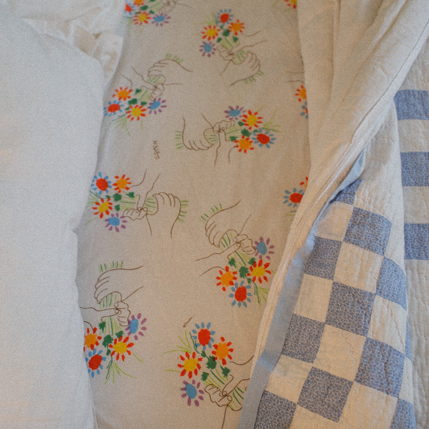 Pablo Picasso Bouquet Of Peace 1958 Vintage Fitted Sheet