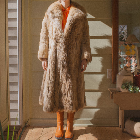 1970's Coyote Fur Coat