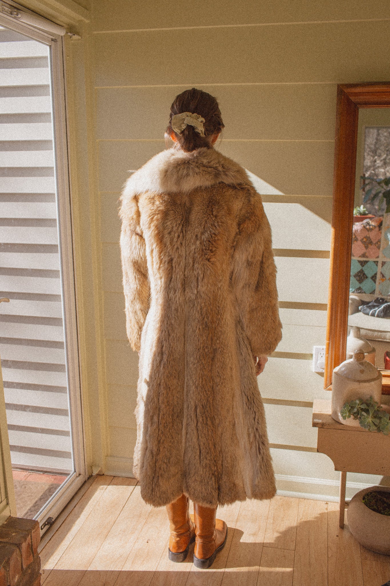 1970's Coyote Fur Coat