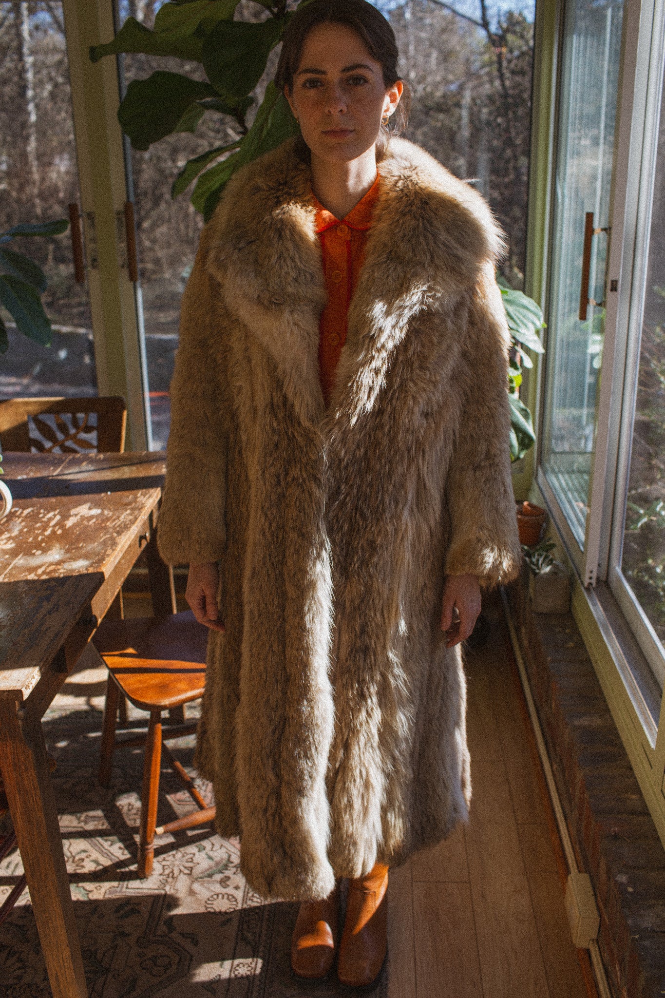 1970's Coyote Fur Coat