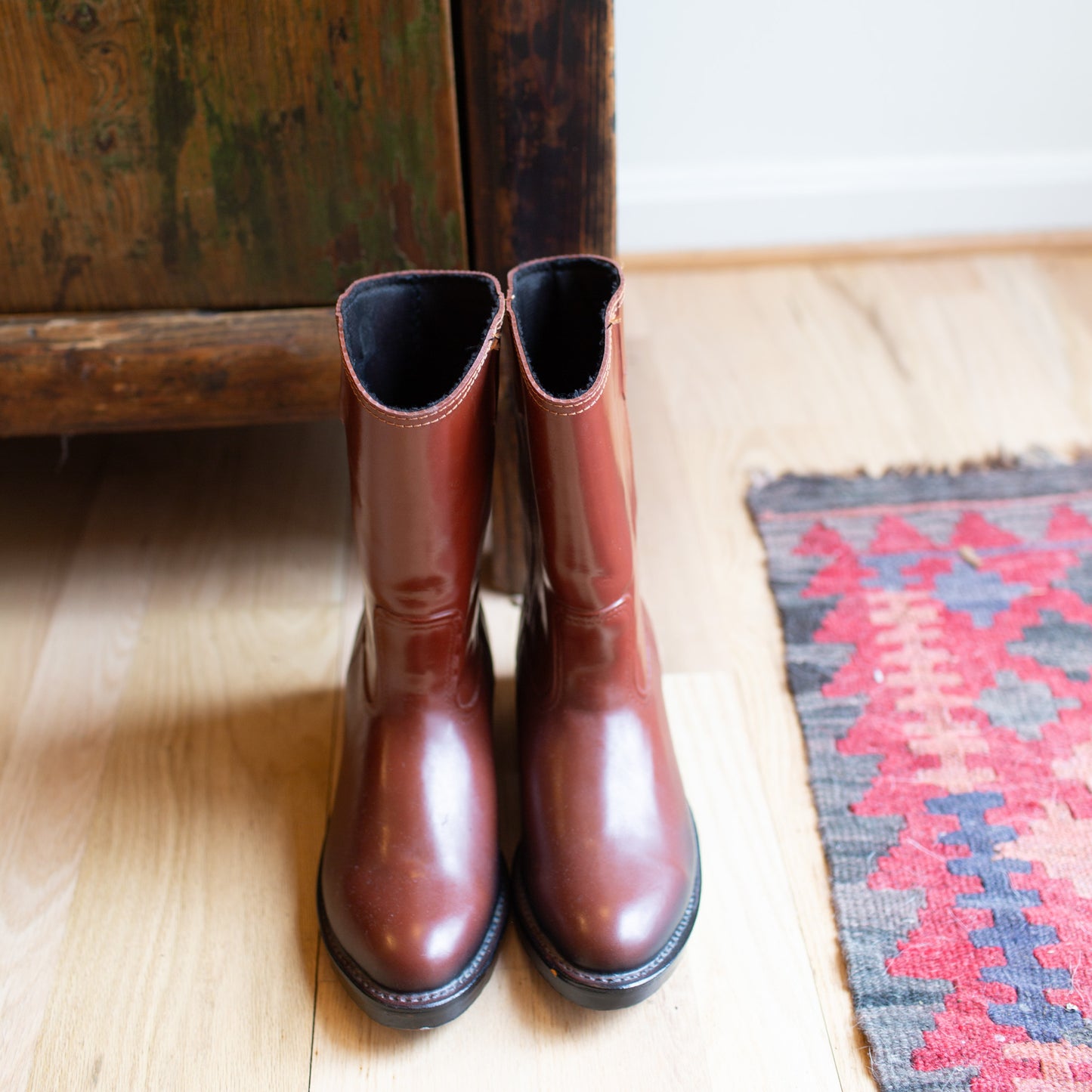 Vintage Rubber Cowboy Boots