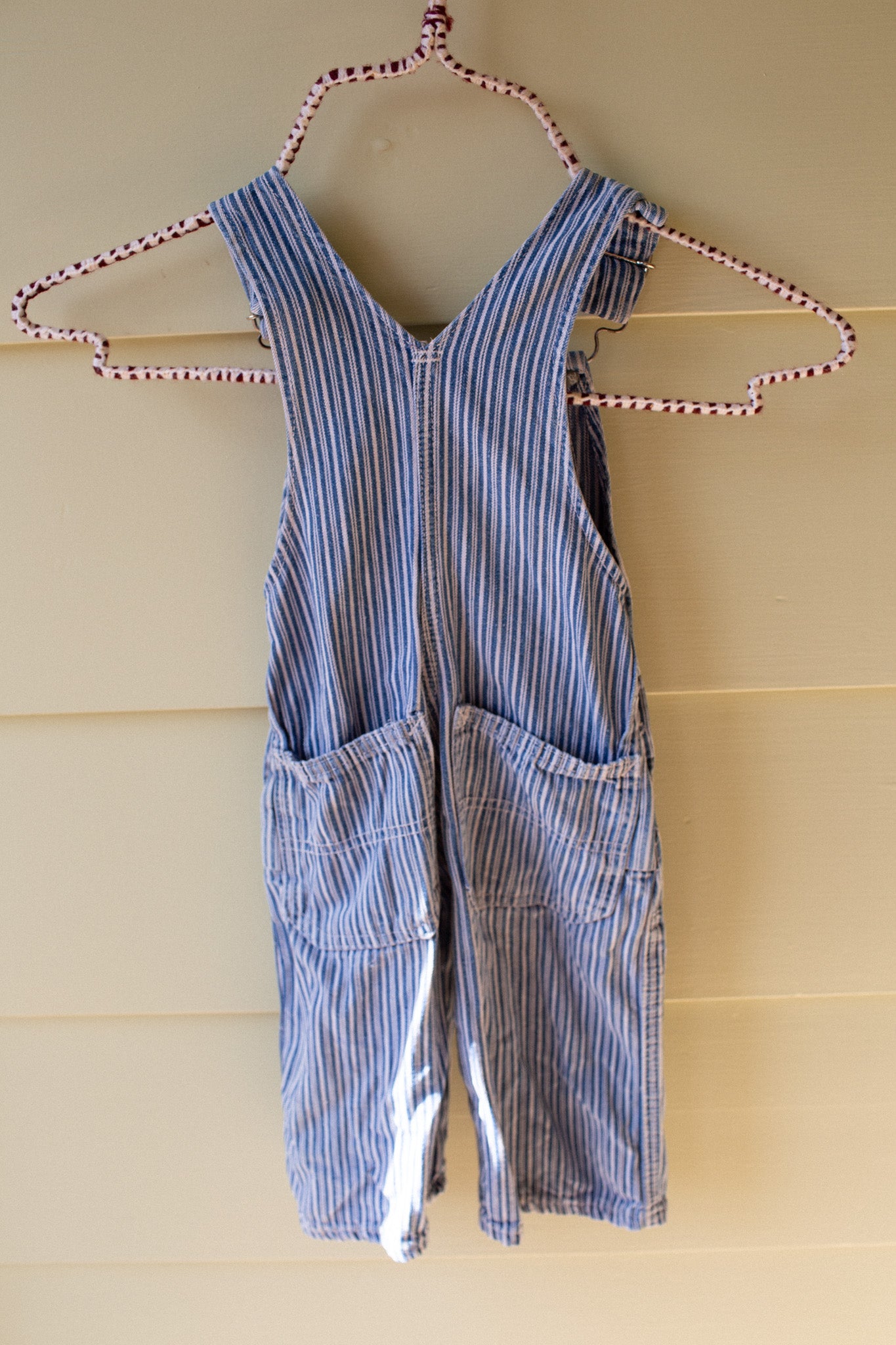 Vintage Toddler Round House Overalls