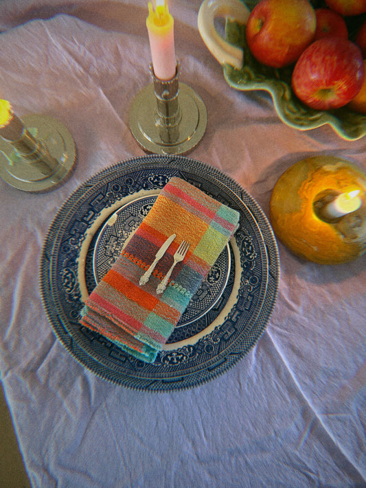 Antique Sterling Silver Fork & Knife Brooch Set