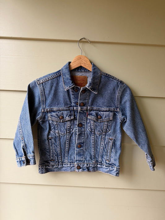 90's Kids Denim Jacket (Size 10)