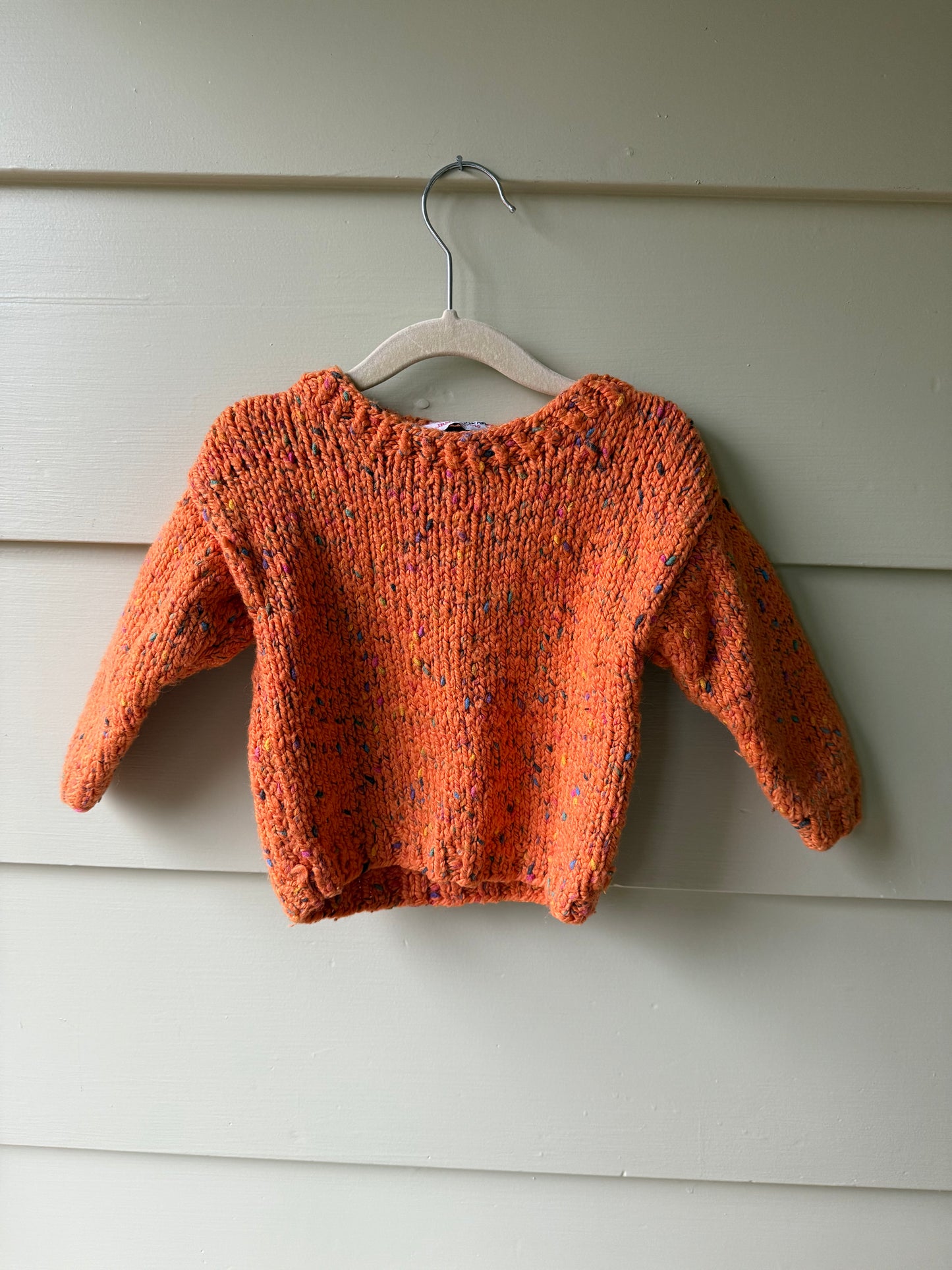 70's Hand Knit Sweater (Size 2T)