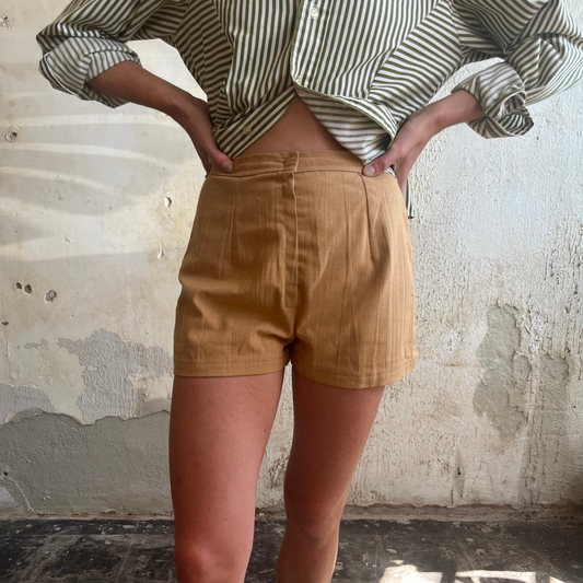 1970's Linen Shorts