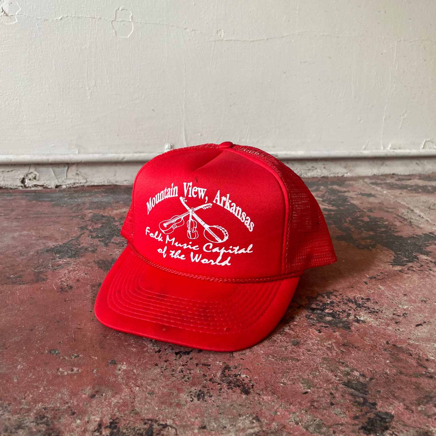 Vintage Red Trucker