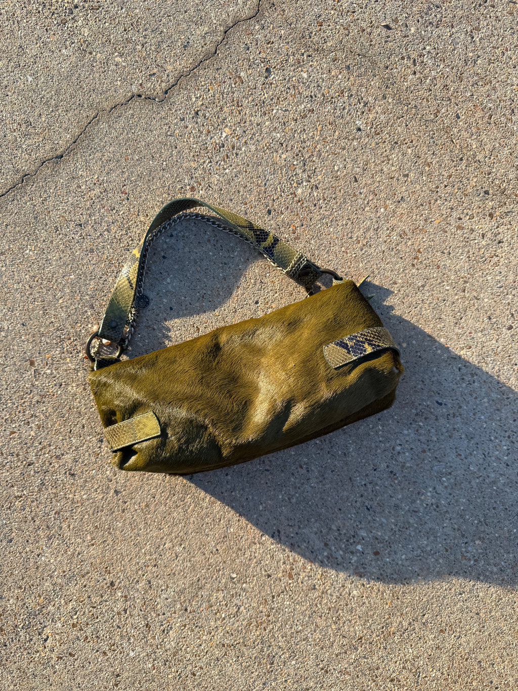 Y2K Calf Hair Purse