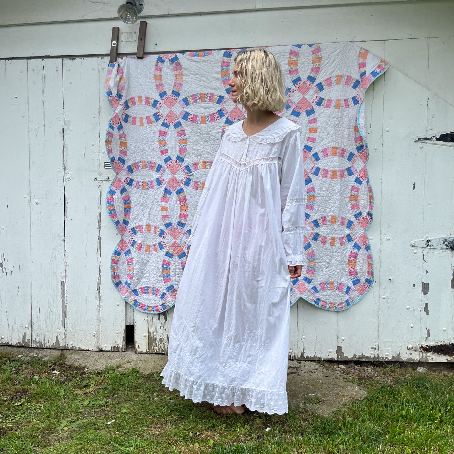 1980's Edwardian Style Nightgown