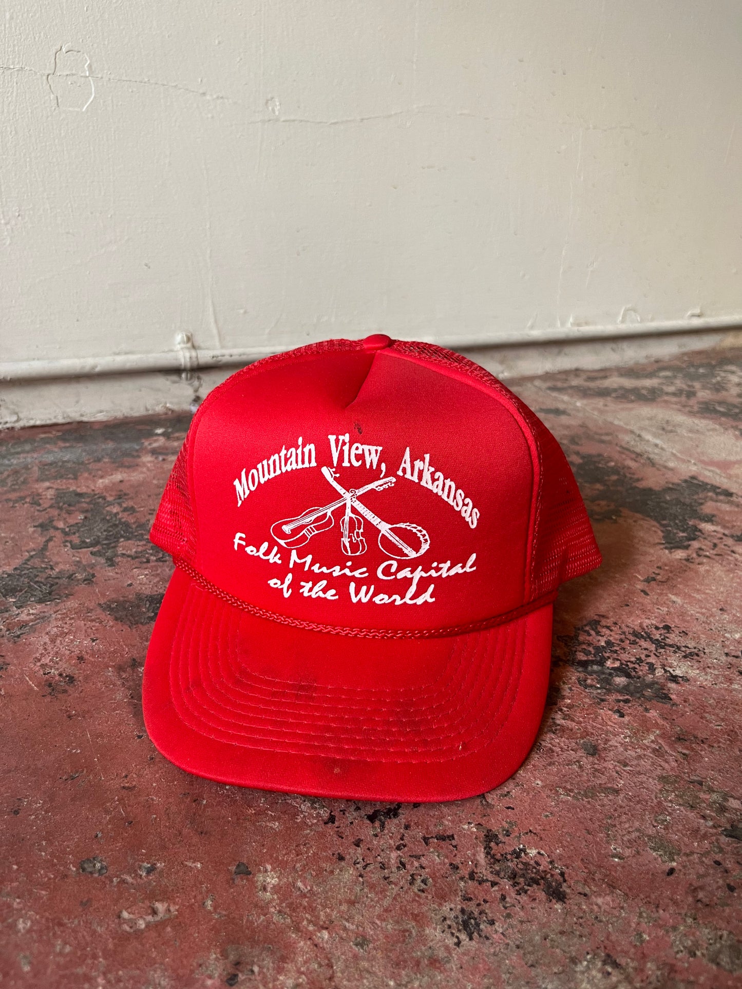 Vintage Red Trucker