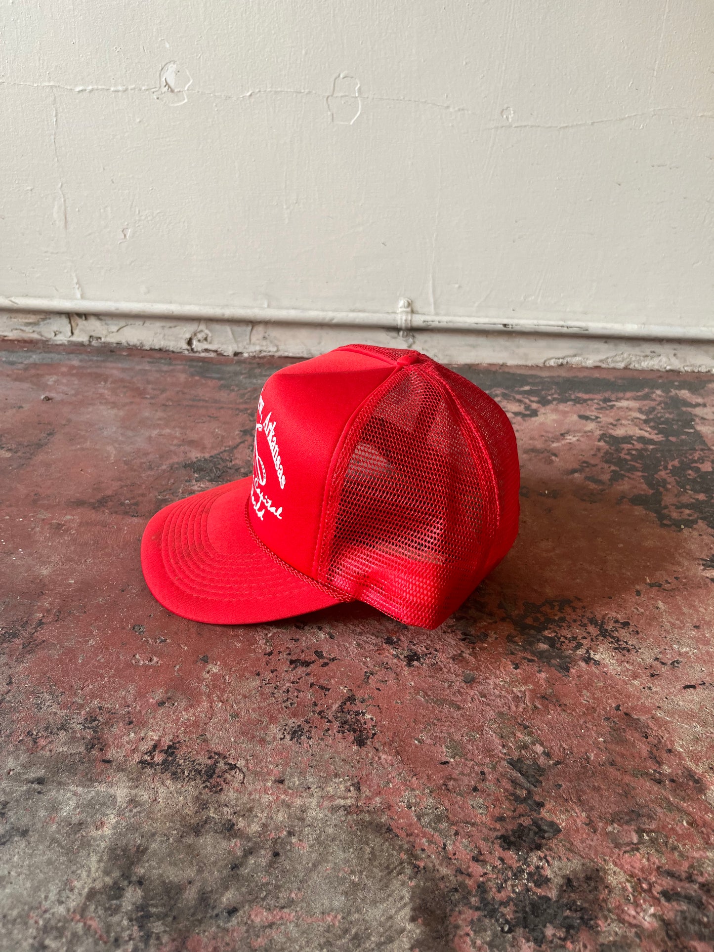 Vintage Red Trucker