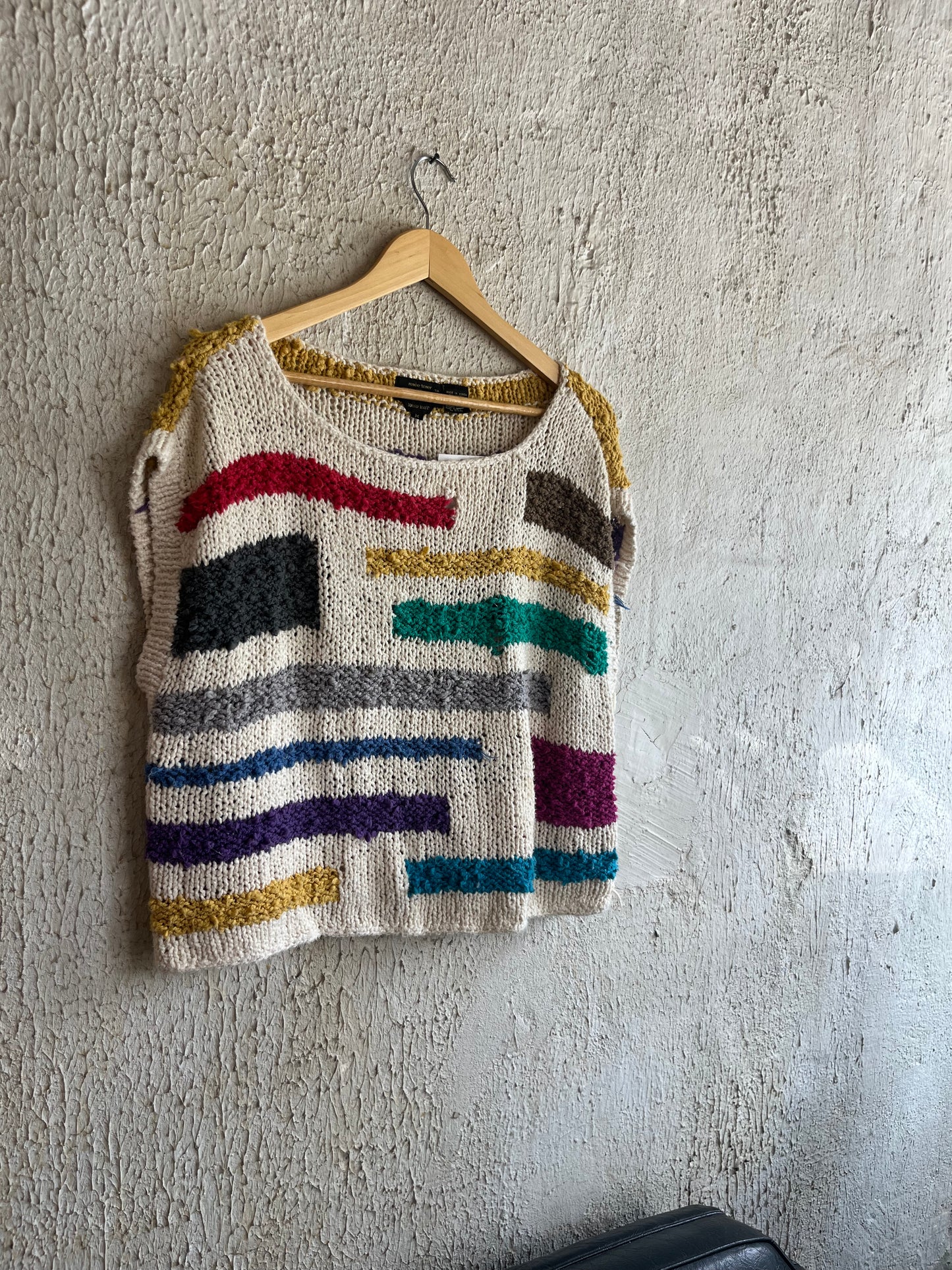 Vintage Hand Knit S/S Sweater