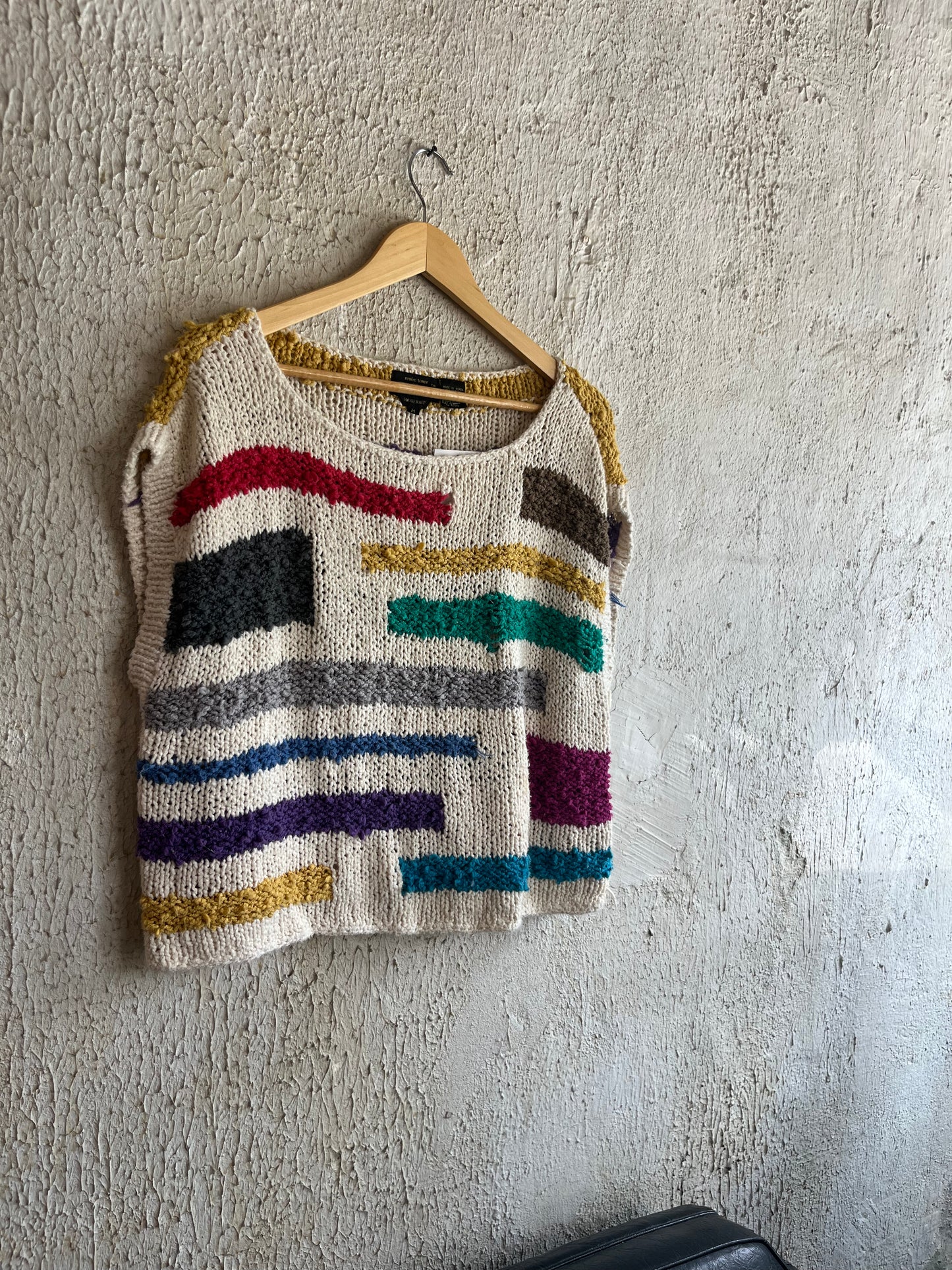 Vintage Hand Knit S/S Sweater