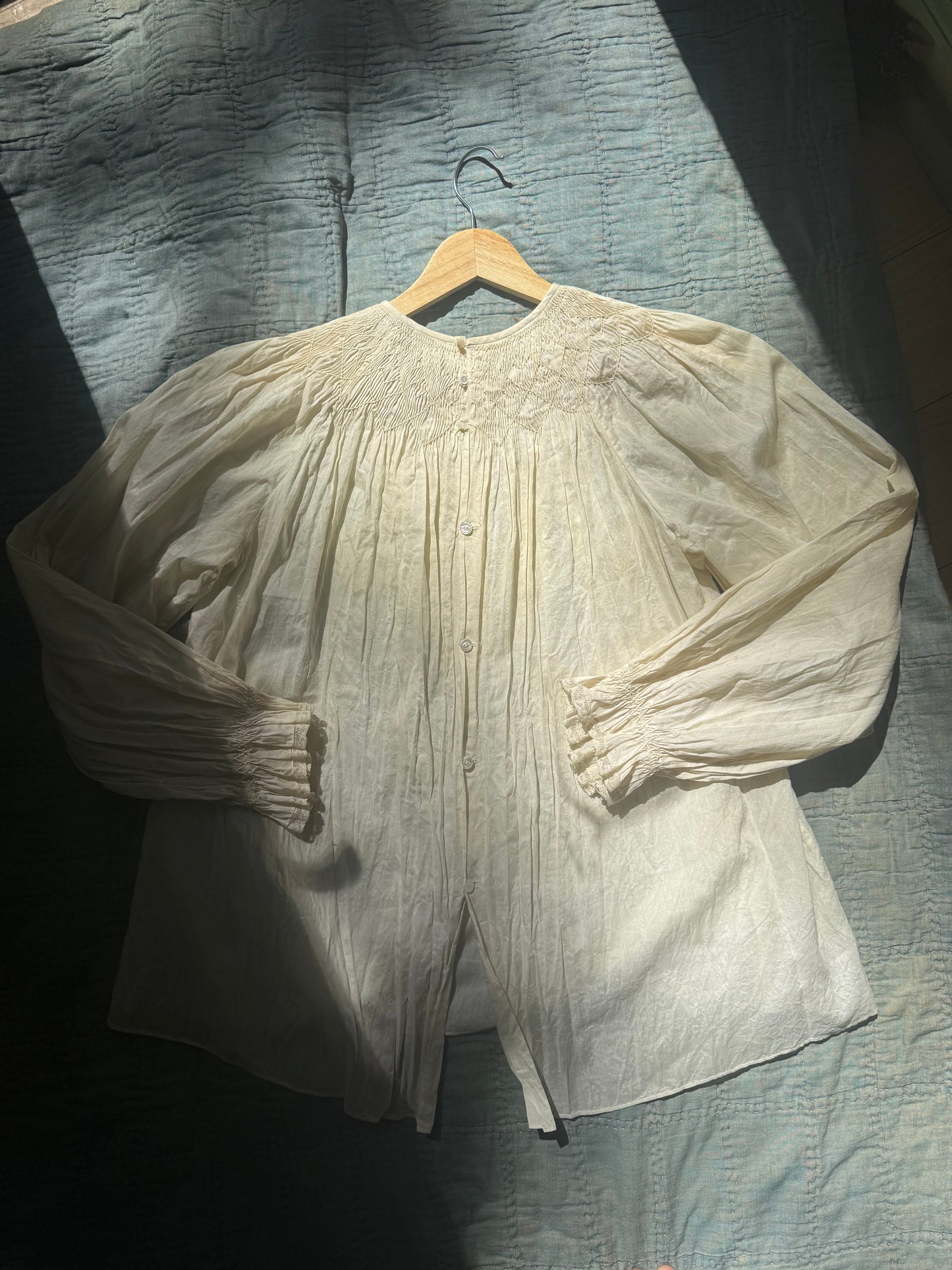 1940's Smocked Blouse