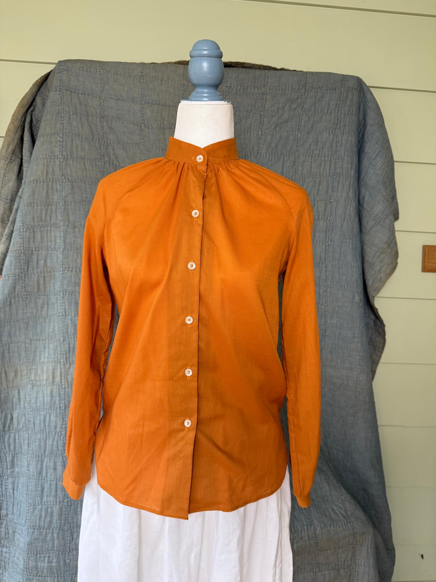 1970's Saffron Blouse