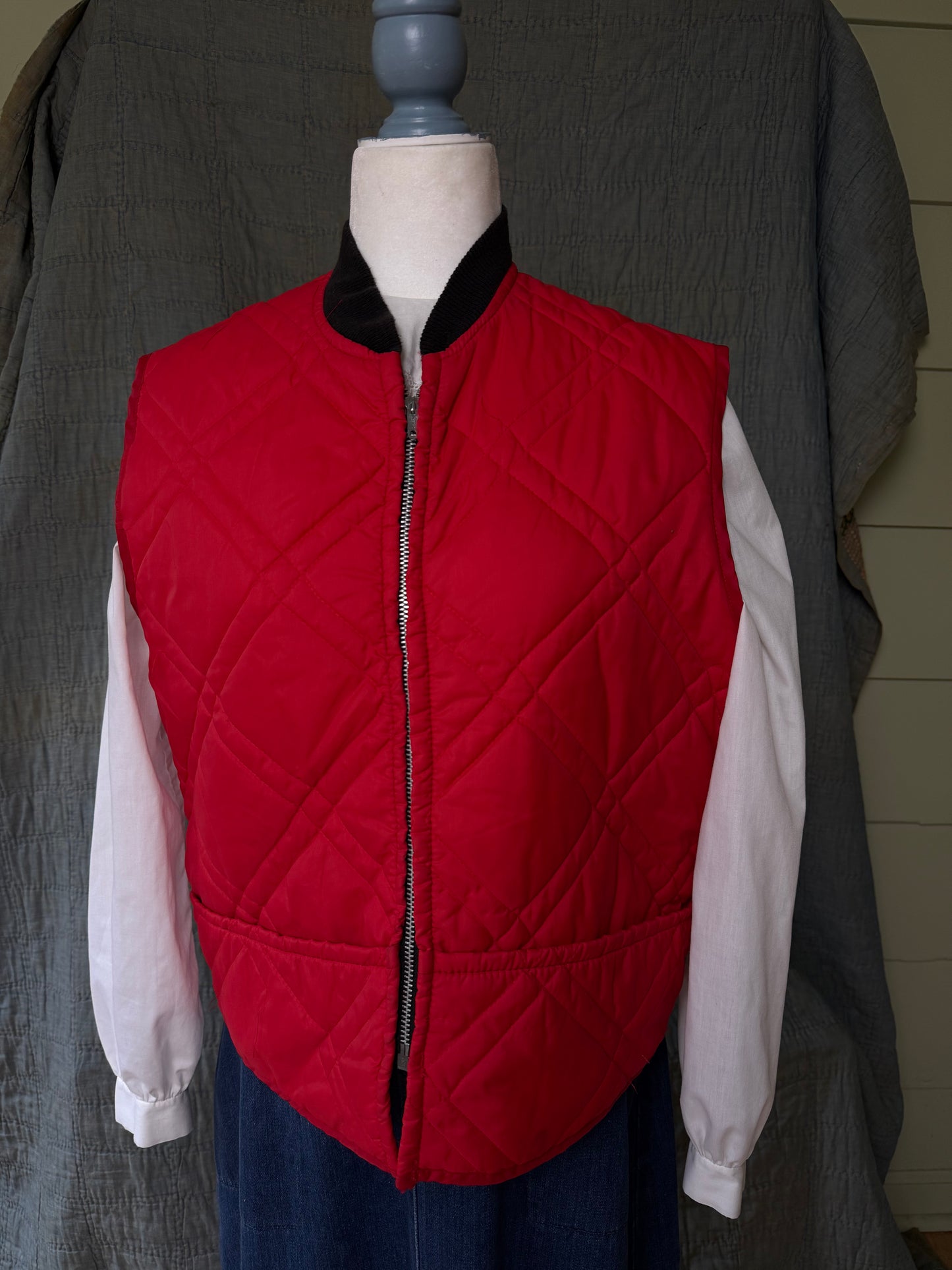 1970's Montgomery Ward Quilted Vest
