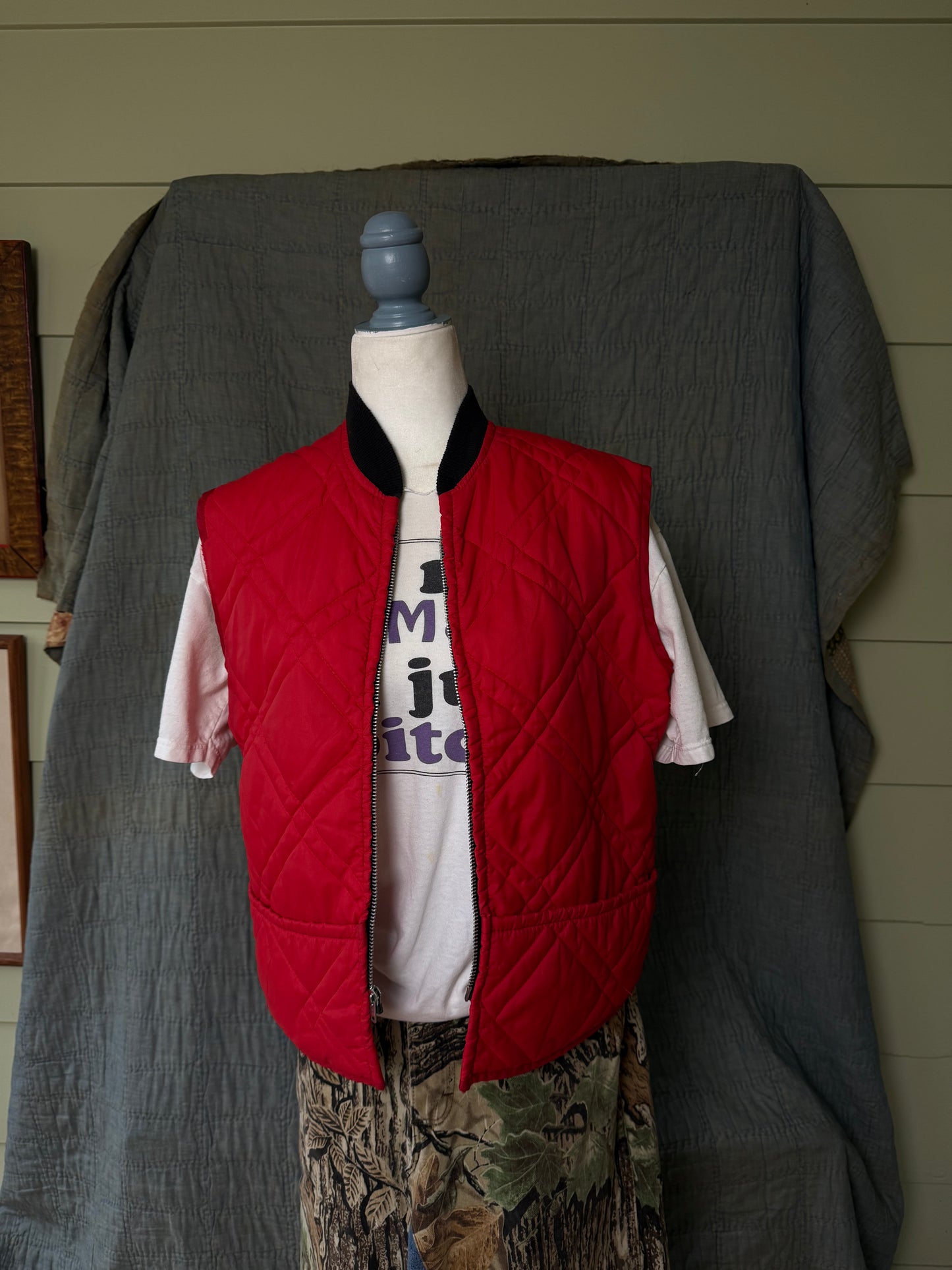 1970's Montgomery Ward Quilted Vest
