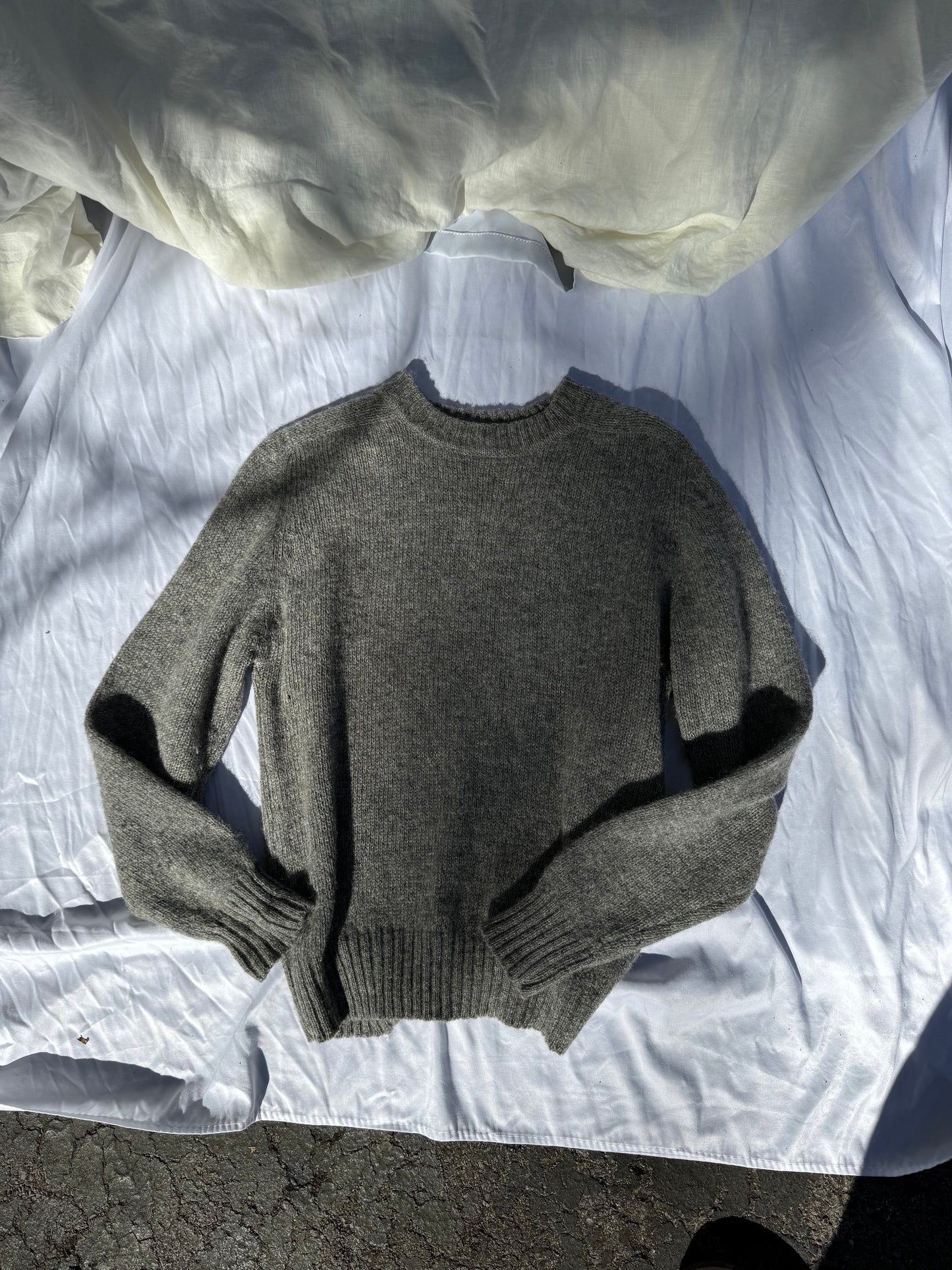 1980's Gray Wool Sweater