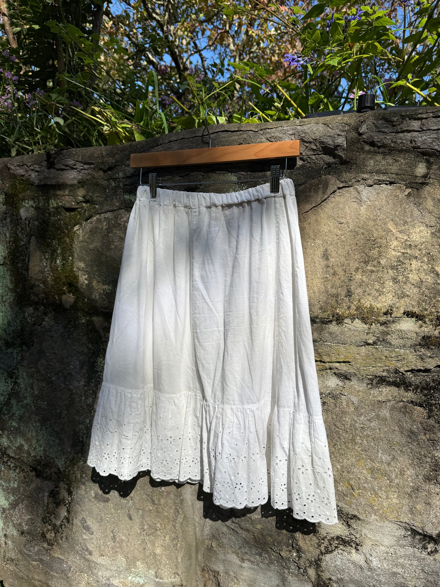 Handmade 1970's White Lace Skirt