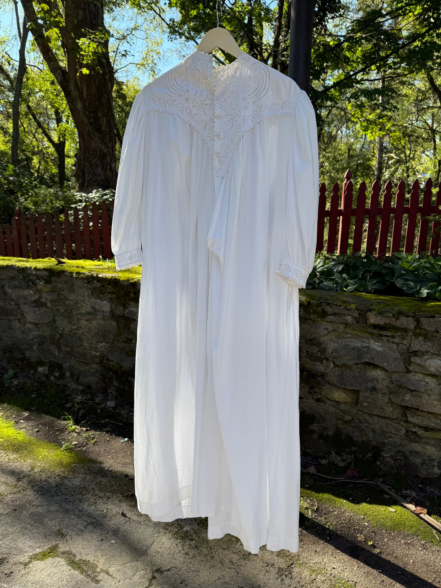 Edwardian Vintage White Nightgown