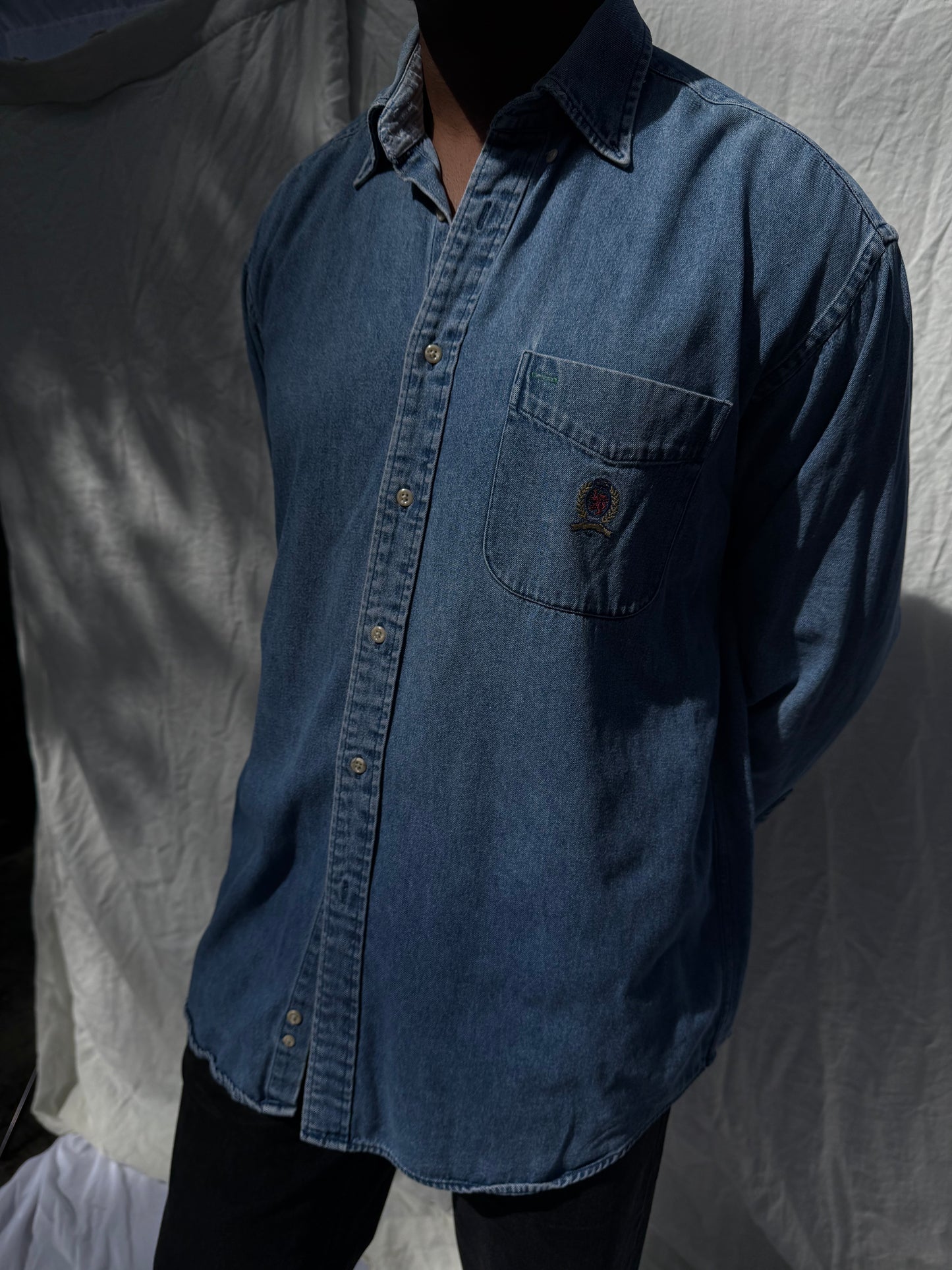 1990's Bugle Boy Denim Button Down