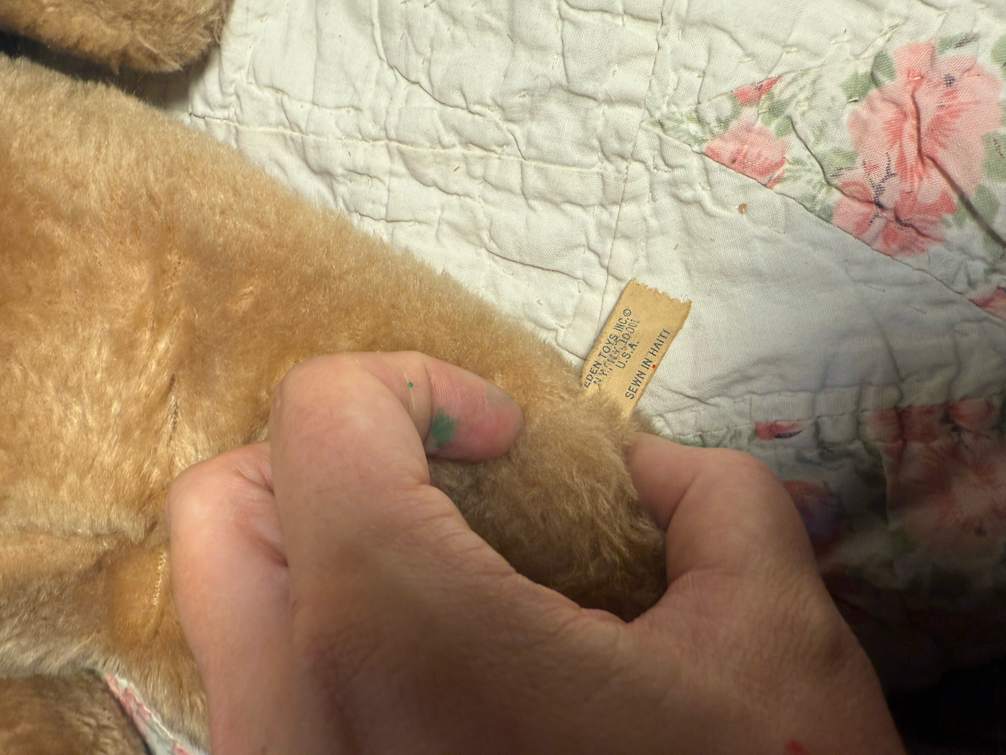 Vintage 1975 Paddington Stuffed Bear