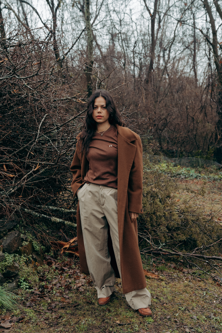 1980's Wool Chocolate Brown Trench Coat
