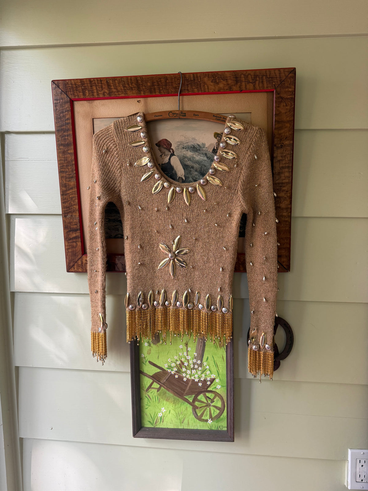 Gold & Silver Beaded Sweater